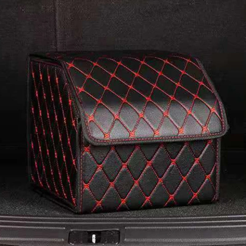 Car Trunk Organizer | PU Leather | 30cm | Foldable | Portable & Multiuse