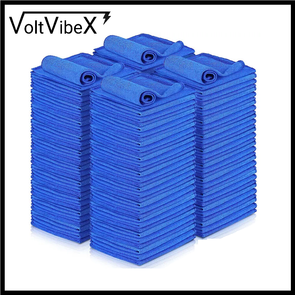 Microfiber Car Cleaning Towels - VoltVibeX