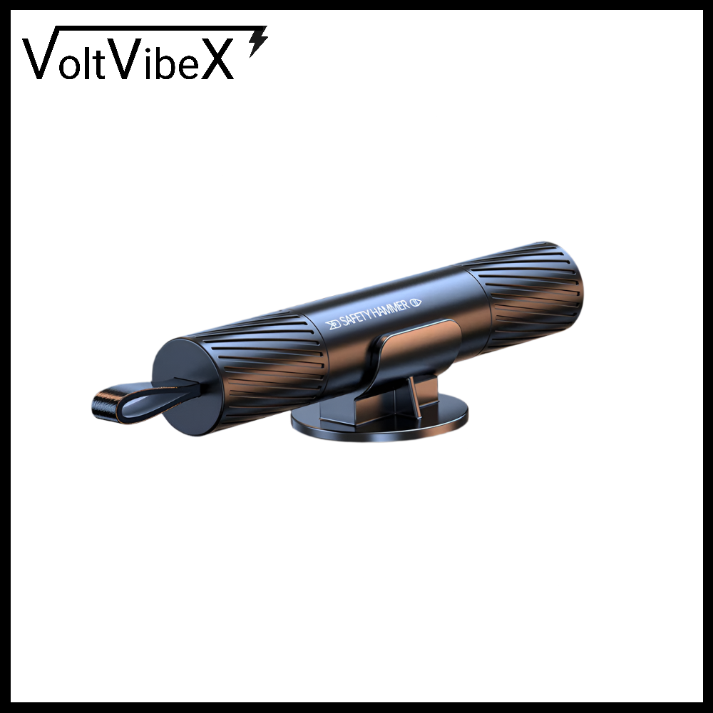 2-in-1 Car Emergency Tool, Window Breaker - VoltVibeX