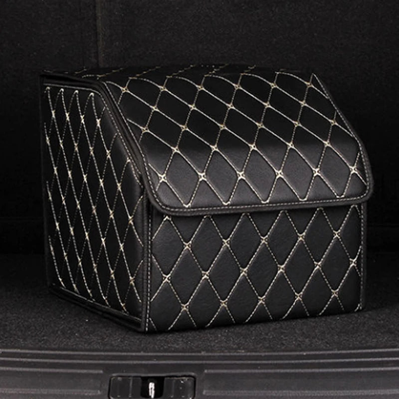 Car Trunk Organizer | PU Leather | 30cm | Foldable | Portable & Multiuse