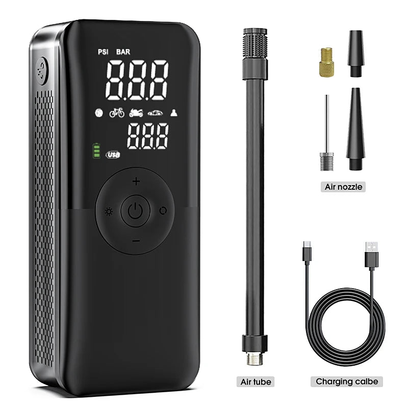 Rechargeable Wireless Tire Inflator - VoltVibeX