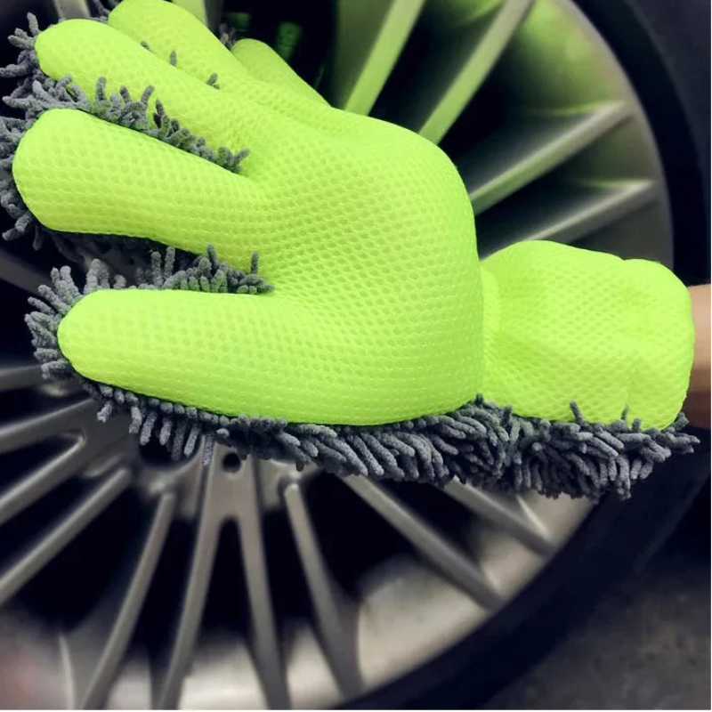 Premium Microfiber Car Wash Mitt - VoltVibeX