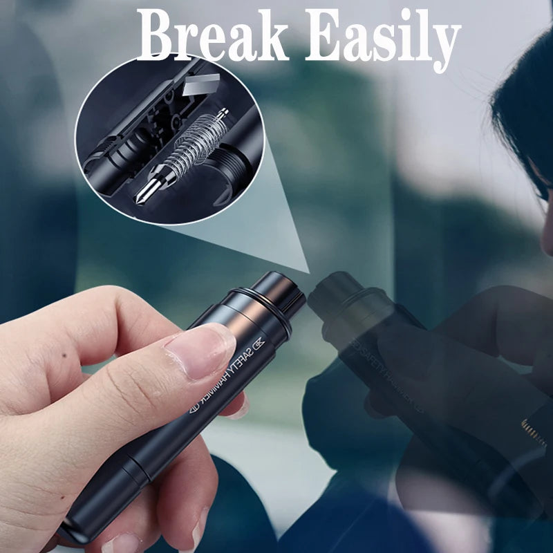 2-in-1 Car Emergency Tool, Window Breaker - VoltVibeX