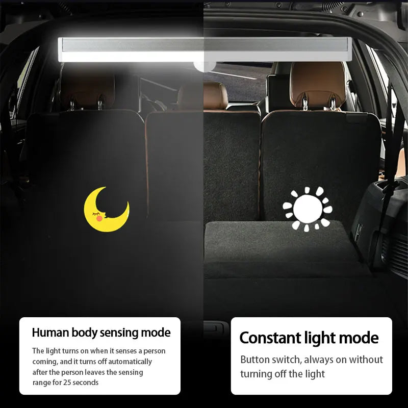 USB Rechargeable Car Sensor Light - VoltVibeX