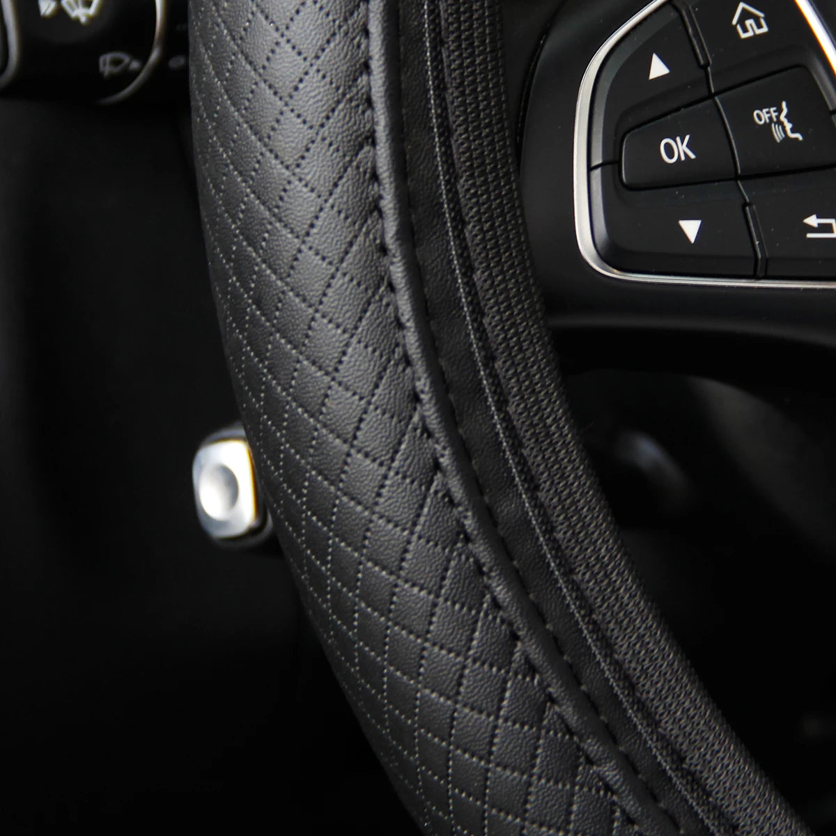 Car Steering Wheel Cover, Universal Fit - VoltVibeX