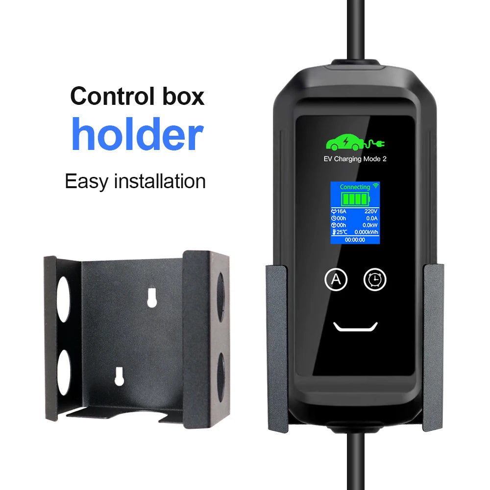 Portable EV Charger Control Box Holder - VoltVibeX