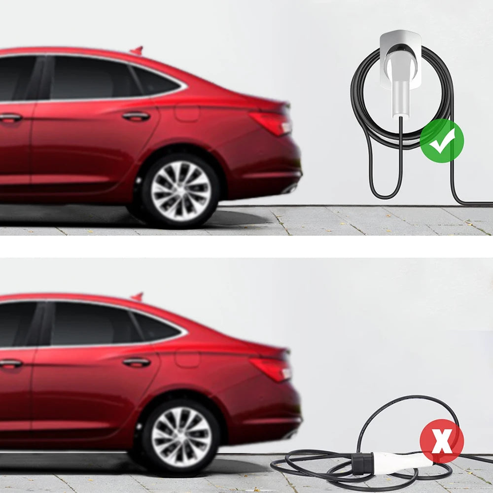 Wall-Mount EV Charger Holder - VoltVibeX