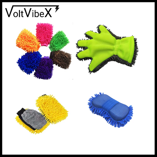 Premium Microfiber Car Wash Mitt - VoltVibeX