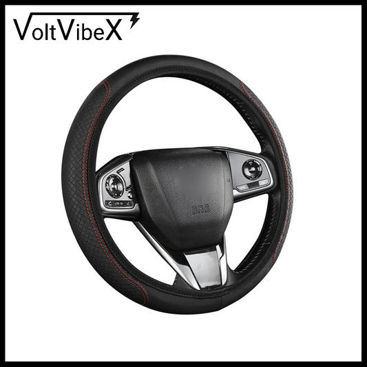 Car Steering Wheel Cover, Universal Fit - VoltVibeX