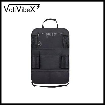 Car Backseat Organizer with Touchscreen Tablet Holder - VoltVibeX