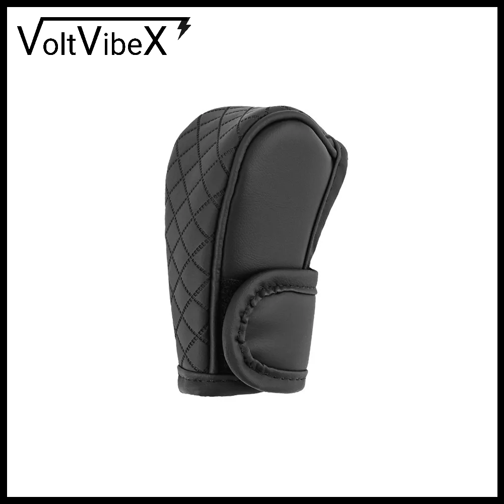 Universal PU Leather Gear Shift Cover - VoltVibeX