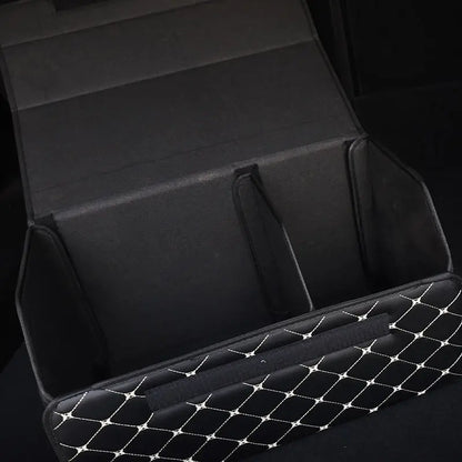 Car Trunk Organizer | PU Leather | 30cm | Foldable | Portable & Multiuse