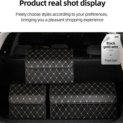 Car Trunk Organizer | PU Leather | 30cm | Foldable | Portable & Multiuse