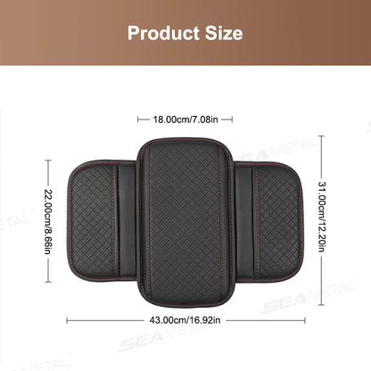 Car Armrest Pad, Memory Foam & Storage Pocket - VoltVibeX