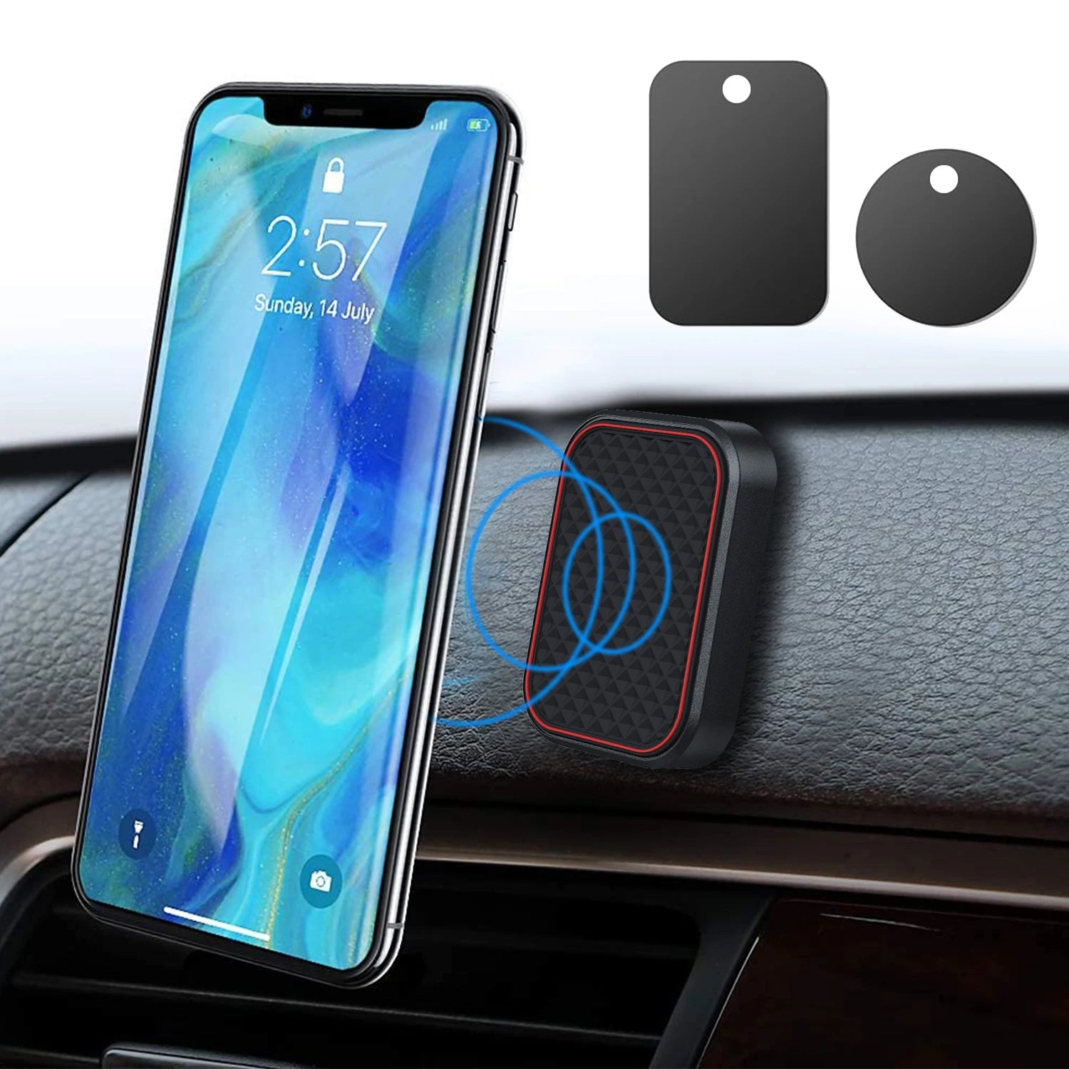 Car Phone Holder, Universal Compatibility, Strong Suction Cup - VoltVibeX