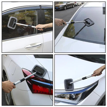 Telescopic Car Window Cleaning Brush - VoltVibeX
