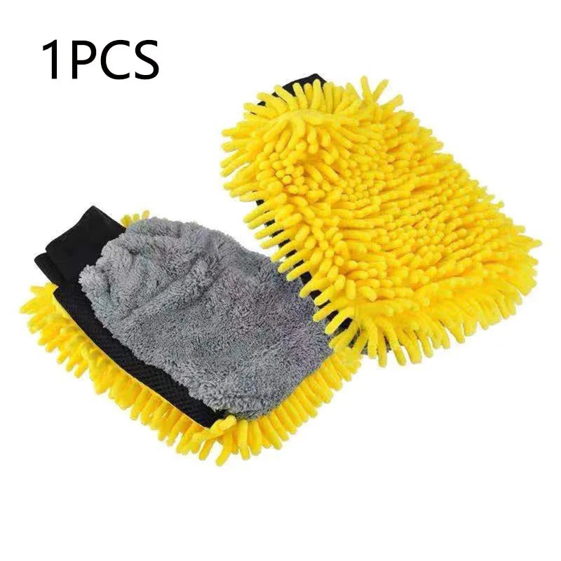 Premium Microfiber Car Wash Mitt - VoltVibeX