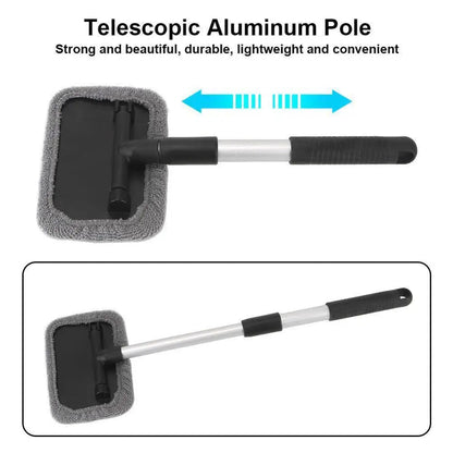 Telescopic Car Window Cleaning Brush - VoltVibeX