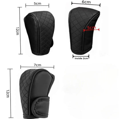 Universal PU Leather Gear Shift Cover - VoltVibeX