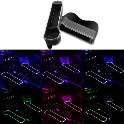 LED Car Seat Gap Filler with Dual USB Charger - VoltVibeX