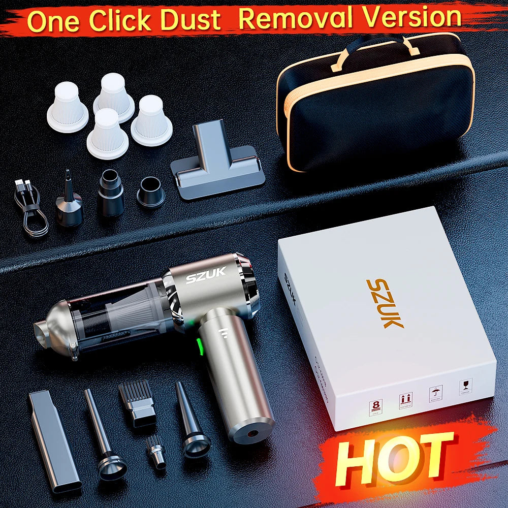 Car Vacuum Cleaner, High Suction Power - VoltVibeX