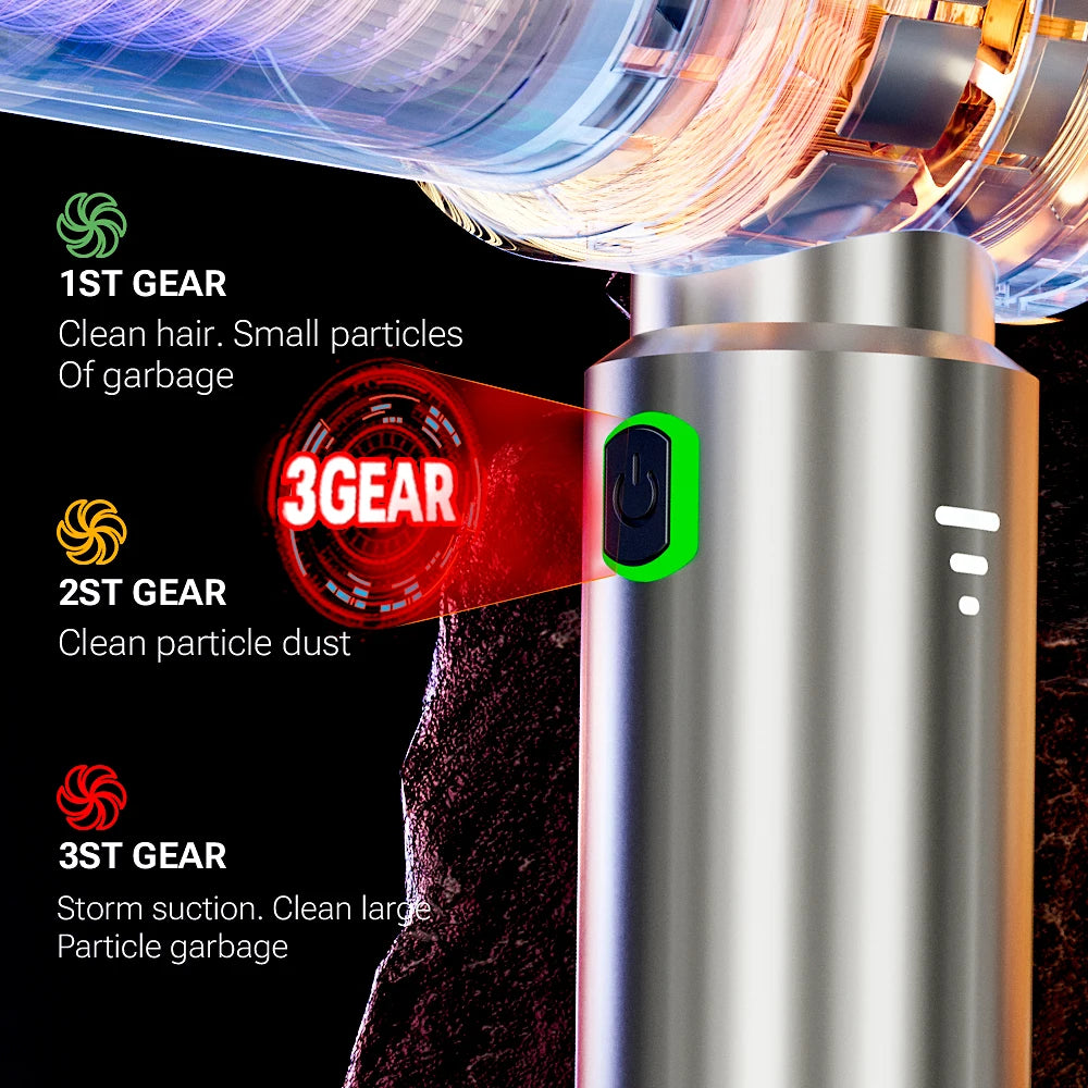 Car Vacuum Cleaner, High Suction Power - VoltVibeX