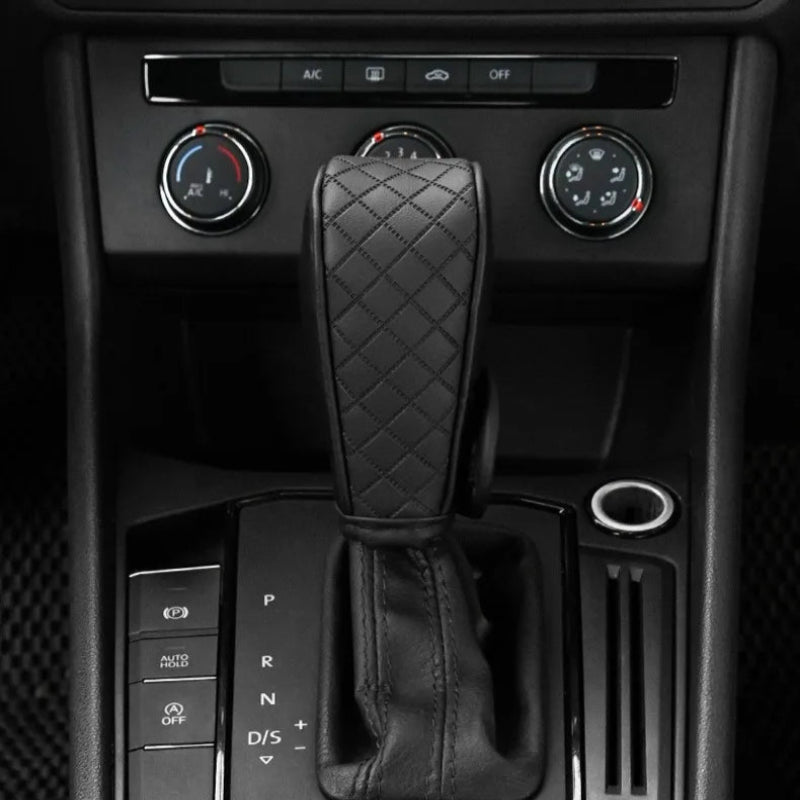 Universal PU Leather Gear Shift Cover - VoltVibeX