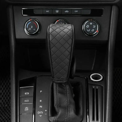 Universal PU Leather Gear Shift Cover - VoltVibeX