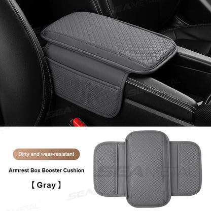 Car Armrest Pad, Memory Foam & Storage Pocket - VoltVibeX