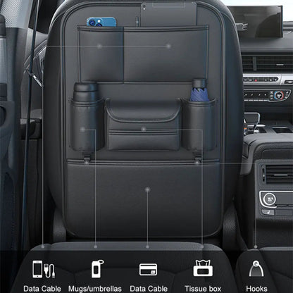Premium Universal Car Backseat Organizer, All-In-One - VoltVibeX