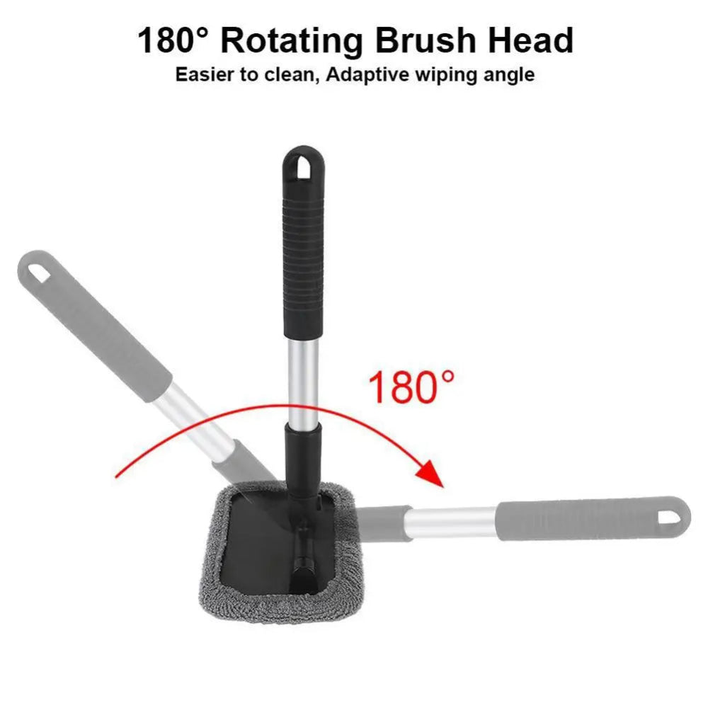 Telescopic Car Window Cleaning Brush - VoltVibeX