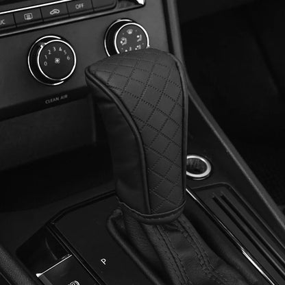 Universal PU Leather Gear Shift Cover - VoltVibeX