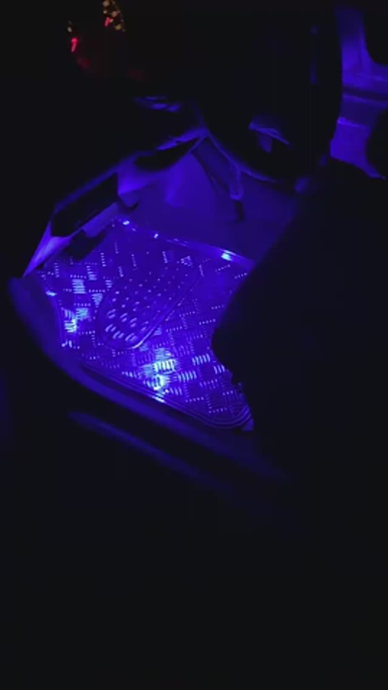 USB LED Car Interior Ambient Foot Lights - VoltVibeX