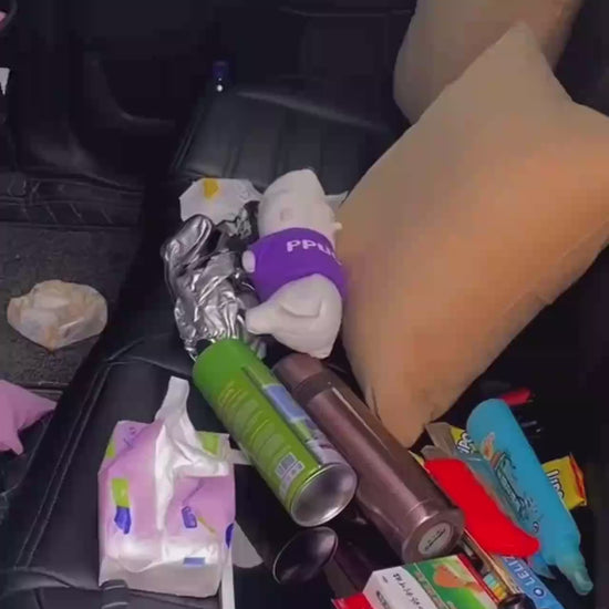 Car Backseat Organizer with Touchscreen Tablet Holder - VoltVibeX